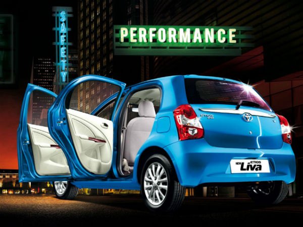 Toyota Etios Liva petrol prices 