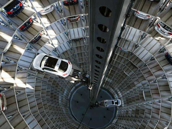 The Volkswagen Car Parking Tower