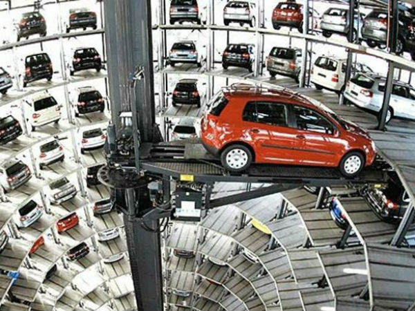 The Volkswagen Car Parking Tower