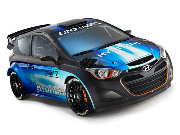 Hyundai i20 WRC Race Car At Geneva