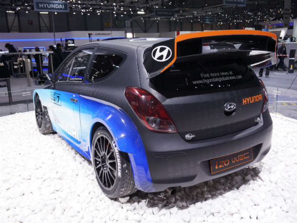 Hyundai i20 WRC Race Car At Geneva