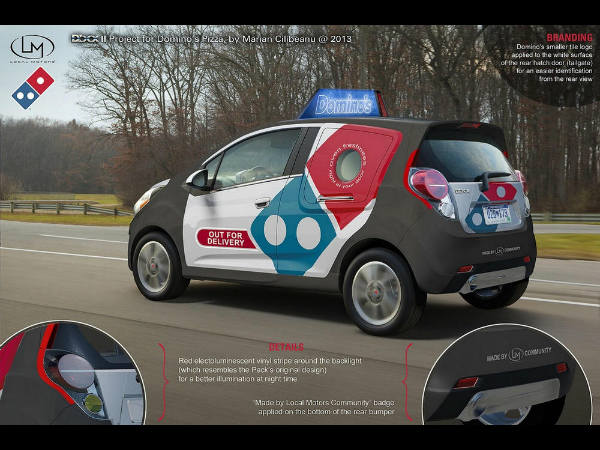 ಪಿಜ್ಜಾ ಡೆಲಿವರಿ ಕಾರಿಗೂ ಬೇಕು ಬೆಸ್ಟ್ ಡಿಸೈನ್