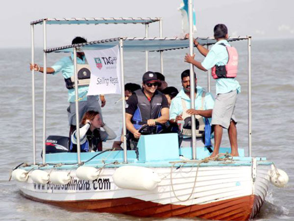 ಗಮನ ಸೆಳೆದ ರೈನಾ, ಧವನ್ ಬೋಟ್ ರೇಸಿಂಗ್‌ 