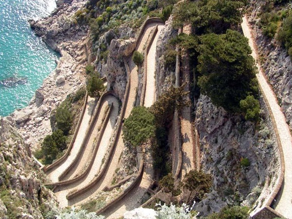 Via Krupp Capri - Italy