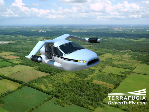 Terrafugia's TF-X Vertical Takeoff Flying Car 