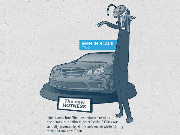 ಹಾಲಿವುಡ್ ಚಿತ್ರಗಳಲ್ಲಿ ಬೆಂಝ್ ಕಾರು; ಕೆಲವು ಸ್ವಾರಸ್ಯಕರ ಅಂಶ