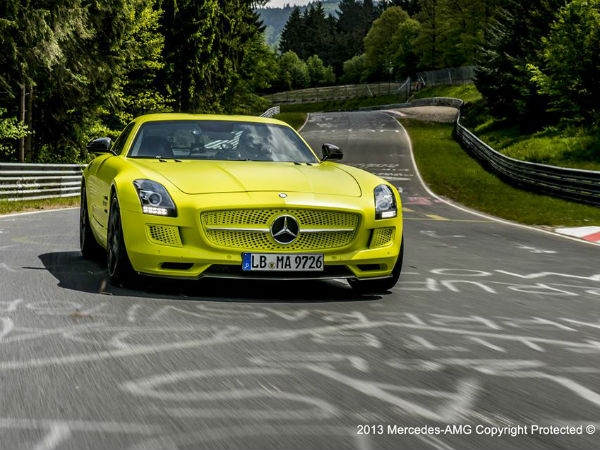 Mercedes SLS AMG Electric Drive Lap Record