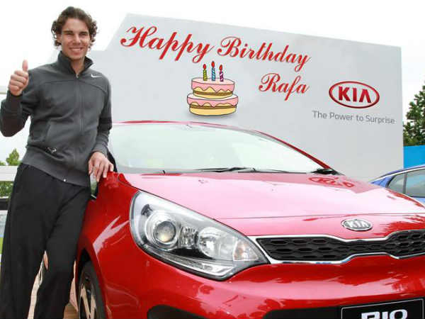 ಫ್ರೆಂಚ್ ಚಾಂಪಿಯನ್‌ ನಡಾಲ್‌ಗೆ ಕಿಯಾ ಕಾರು ಉಡುಗೊರೆ