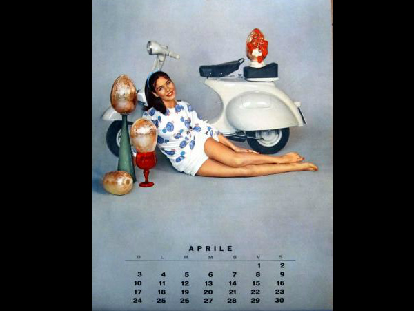 1960ರಿಂದ ಕ್ಲಾಸಿಕ್ ವೆಸ್ಪಾ ಕ್ಯಾಲೆಂಡರ್ 