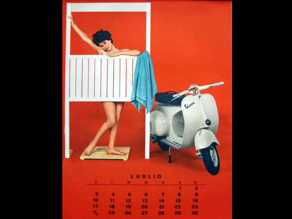 Vespa Calendar from 1960