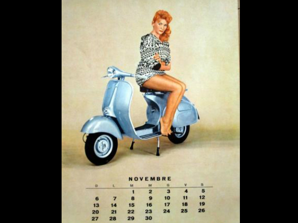 Vespa Calendar from 1960