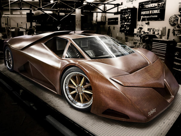 Splinter - a wooden sports car