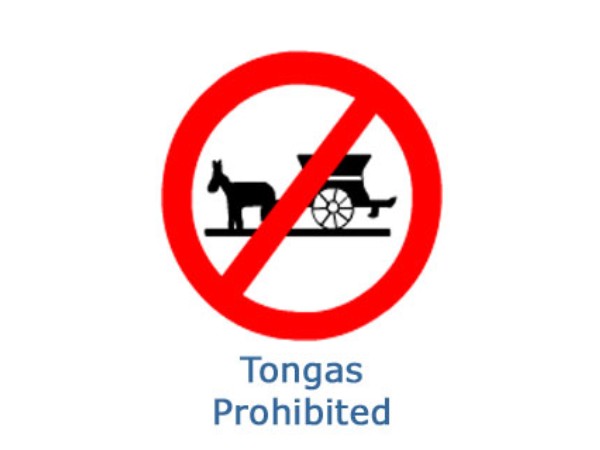 Tongas Prohibited