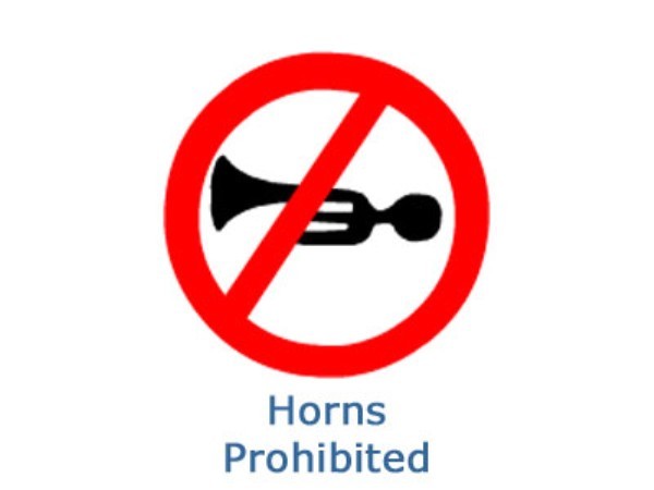 Horns Prohibited