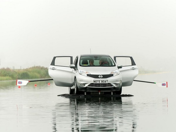 ನಿಸ್ಸಾನ್ ತೇಲುವ ಕಾರು 'ನೋಟ್ ಬೋಟ್' 