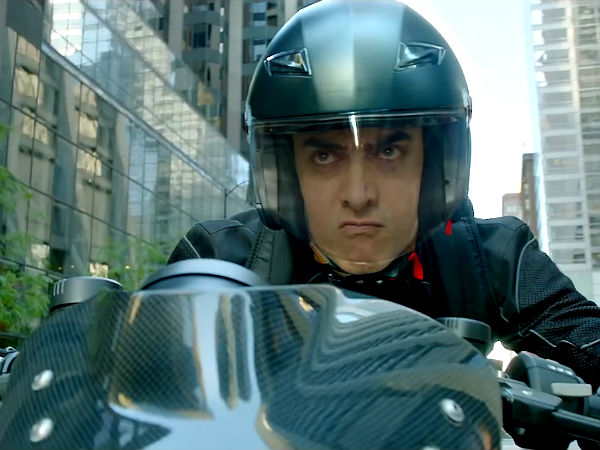 ಬಿಎಂಡಬ್ಲ್ಯು ಬೈಕ್‌ನಲ್ಲಿ ಅಮೀರ್ 'ಧೂಮ್ 3' ಕಮಾಲ್