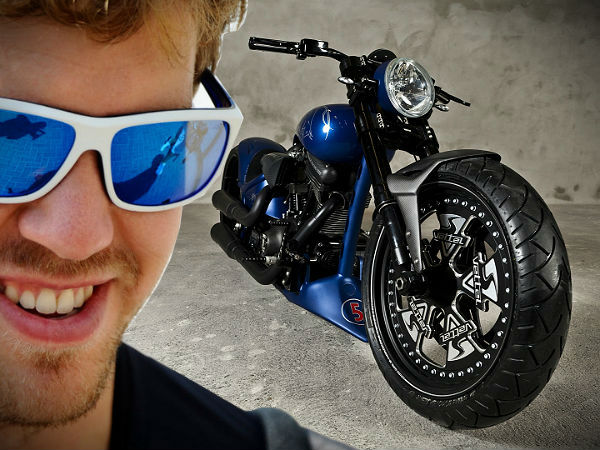 Sebastian Vettel’s Walz Hardcore Cycles Custom Bike 