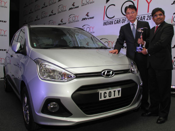 ಹ್ಯುಂಡೈ ಗ್ರಾಂಡ್ ಐ10ಗೆ 'ಭಾರತದ ವರ್ಷದ ಕಾರು ಪ್ರಶಸ್ತಿ' ಗರಿ 