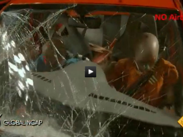 ಶೇಮ್ ಶೇಮ್; ಅಪಘಾತ ಪರೀಕ್ಷೆಯಲ್ಲಿ ನ್ಯಾನೋ ಸಾಧನೆ ದೊಡ್ಡ 'ಸೊನ್ನೆ'