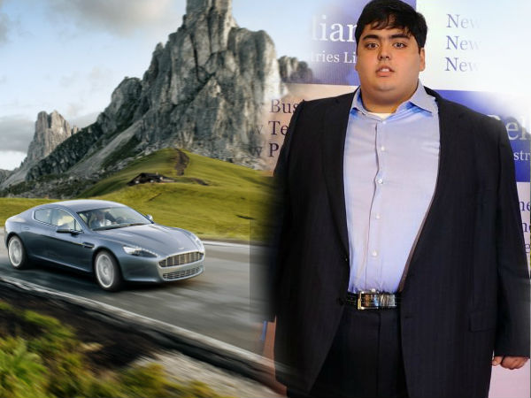 ಅಂಬಾನಿ ಪುತ್ರನ ಆಸ್ಟನ್ ಮಾರ್ಟಿನ್ ಸವಾರಿ
