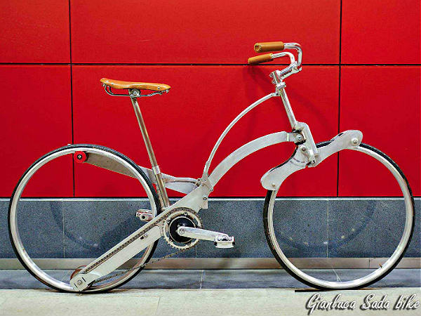 ಕೊಡೆಯ ರೀತಿಯಲ್ಲಿ ಮಡಚಬಹುದಾದ ಸೈಕಲ್