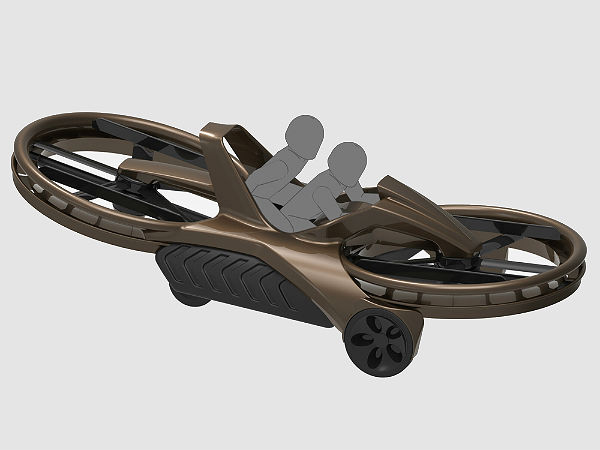 ಏರೋ ಎಕ್ಸ್ - ಗಾಳಿಯಲ್ಲಿ ತೇಲುವ ಮೋಟಾರ್‌ಸೈಕಲ್ 