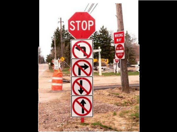 ನಿಮ್ಮಲ್ಲಿ ನಗೆ ಹುಟ್ಟಿಸುವ ಸೂಚನಾ ಫಲಕಗಳು