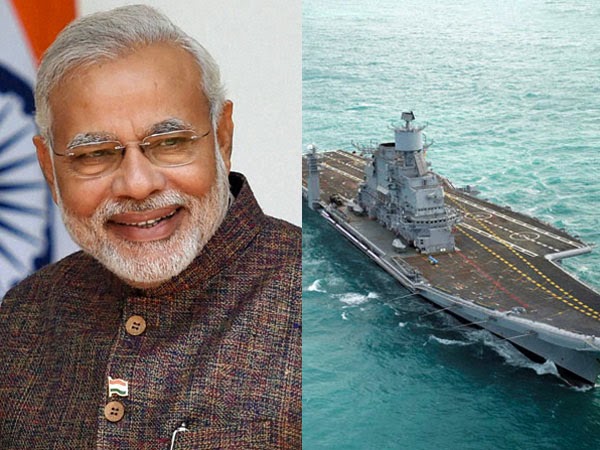 ಐಎನ್‌ಎಸ್ ವಿಕ್ರಮಾದಿತ್ಯ ದೇಶಕ್ಕೆ ಅರ್ಪಿಸಿದ ಮೋದಿ 