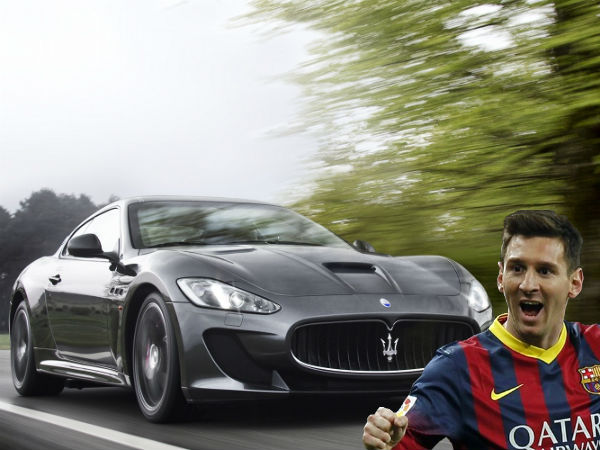 ಲಯನಲ್ ಮೆಸ್ಸಿ (ಅರ್ಜೆಂಟೀನಾ) - ಮಸೆರಟಿ ಗ್ರ್ಯಾನ್ ಟರಿಸ್ಮೊ ಎಂಸಿ ಸ್ಟ್ರಾಡಲ್ 