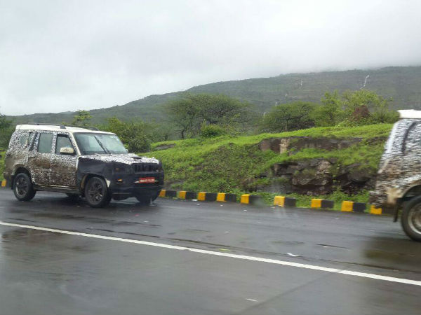 ರಸ್ತೆ ಪರೀಕ್ಷೆ ವೇಳೆ ಸಿಕ್ಕಿಬಿದ್ದ 2014 ಮಹೀಂದ್ರ ಸ್ಕಾರ್ಪಿಯೊ 