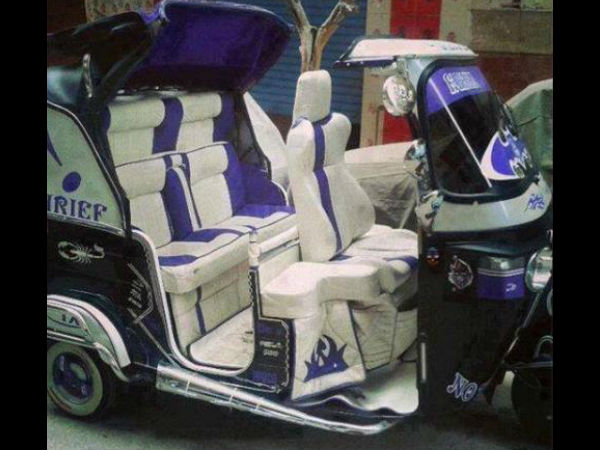 ನಿಮ್ಮಲ್ಲಿ ನಗೆ ಹುಟ್ಟಿಸುವ ಚಿತ್ರ ವಿಚಿತ್ರ ಆಟೋ ರಿಕ್ಷಾಗಳು