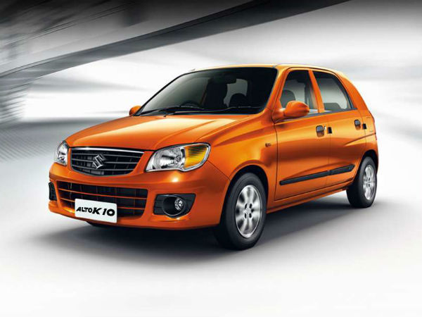 6. ಮಾರುತಿ ಆಲ್ಟೊ ಕೆ10 - 20.92 kmpl