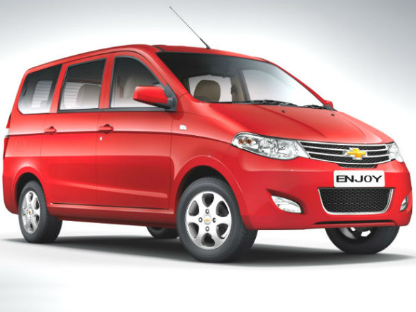 01. ಷೆವರ್ಲೆ ಎಂಜಾಯ್ 