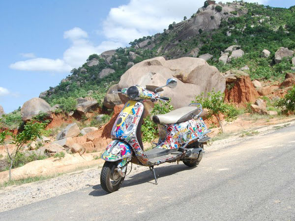 ತುಮಕೂರಿನ ವೆಸ್ಪಾ ಸ್ಕೂಟರ್‌ಗೆ ಲಿಮ್ಕಾ ದಾಖಲೆಯ ಗರಿ