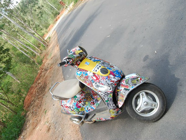 ತುಮಕೂರಿನ ವೆಸ್ಪಾ ಸ್ಕೂಟರ್‌ಗೆ ಲಿಮ್ಕಾ ದಾಖಲೆಯ ಗರಿ