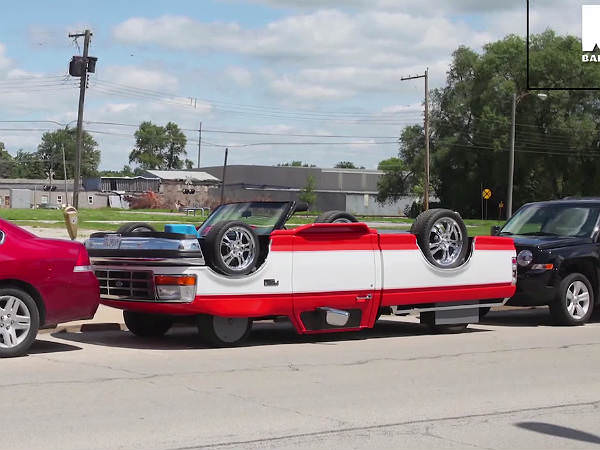 ತಲೆಕೆಳಗಾದ ಟ್ರಕ್