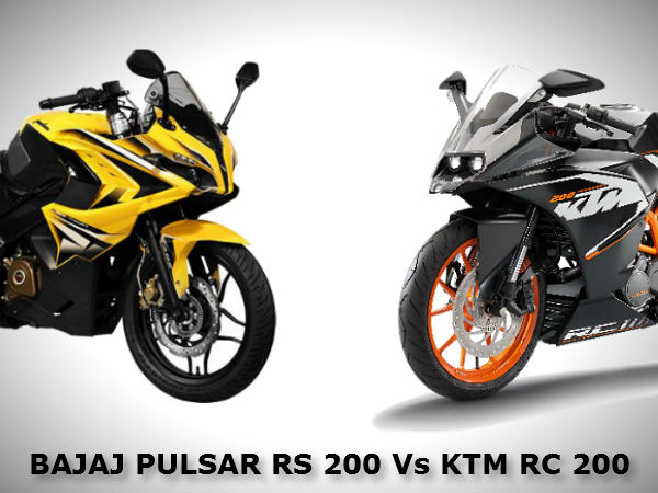 ಬಜಾಜ್ ಪಲ್ಸರ್ ಆರ್ ಎಸ್ 200 vs ಕೆಟಿಎಂ ಆರ್ ಸಿ 200