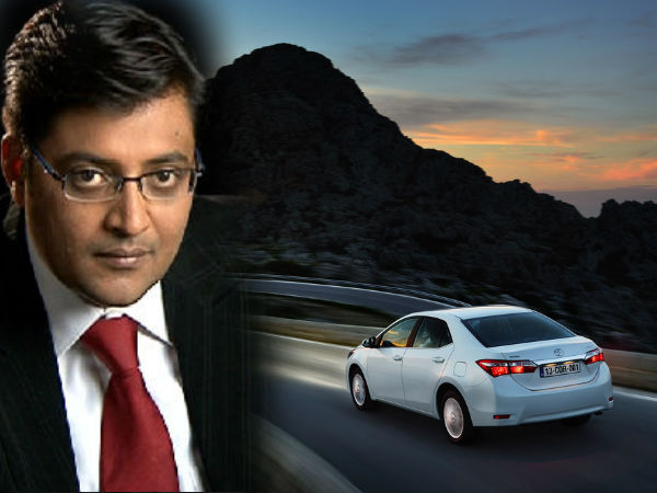 ಓವರ್ ಸ್ಪೀಡಿಂಗ್ ಬಲೆಗೆ ಸಿಕ್ಕಿ ಬಿದ್ದರೇ ಅರ್ನಾಬ್ ?