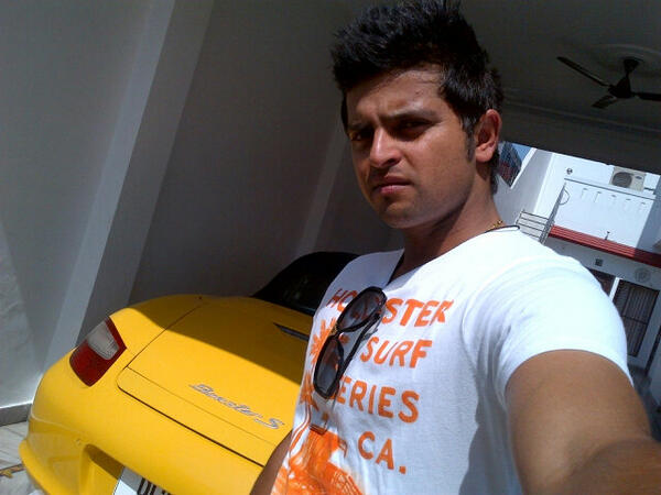 ಸುರೇಶ್ ರೈನಾ ಅವರ ಐಷಾರಾಮಿ ಕಾರು - ಪೋರ್ಷೆ ಬಾಕ್ಸ್ಟರ್ ಎಸ್ 