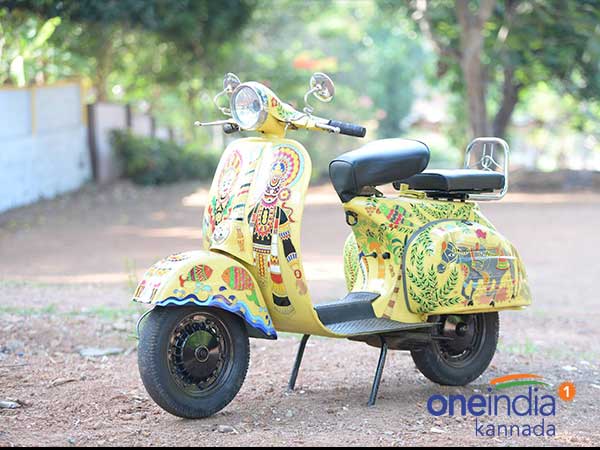 ತುಳುನಾಡಿನ ಸಂಸ್ಕೃತಿ ಬಿಂಬಿಸುವ ವಿಶಿಷ್ಟ ಸ್ಕೂಟರ್