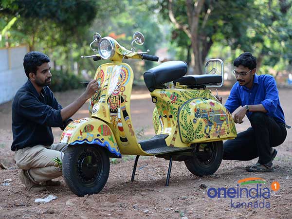 ತುಳುನಾಡಿನ ಸಂಸ್ಕೃತಿ ಬಿಂಬಿಸುವ ವಿಶಿಷ್ಟ ಸ್ಕೂಟರ್