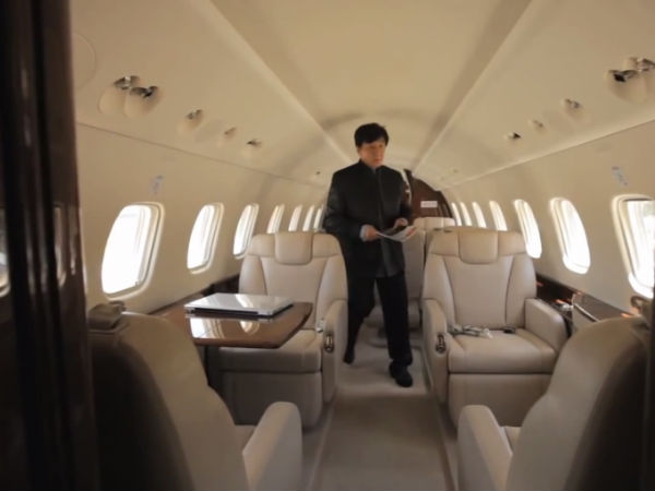 ಜಾಕಿ ಚಾನ್ ಖಾಸಗಿ ಜೆಟ್ - ಎಂಬ್ರೇಯರ್ ಲೆಗಸಿ 650