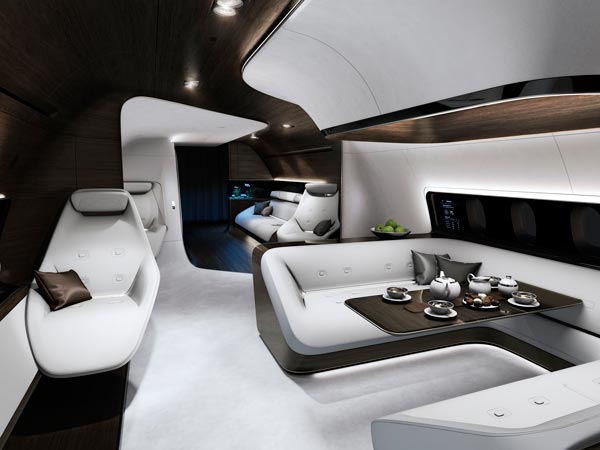 ಬೆಂಝ್-ಲುಫ್ತಾಂಸಾದಿಂದ ವಿಐಪಿ ಕ್ಯಾಬಿನ್ ಪರಿಕಲ್ಪನೆ 
