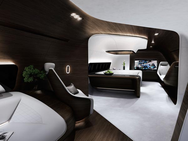 ಬೆಂಝ್-ಲುಫ್ತಾಂಸಾದಿಂದ ವಿಐಪಿ ಕ್ಯಾಬಿನ್ ಪರಿಕಲ್ಪನೆ 