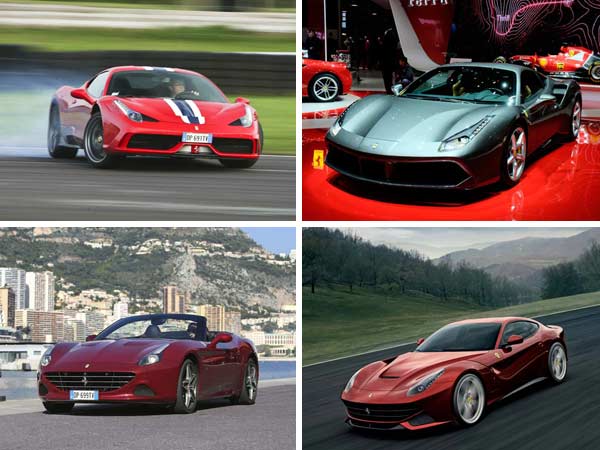 ಭಾರತದಲ್ಲಿ ಮಾರಾಟದಲ್ಲಿರುವ ಫೆರಾರಿ ಸೂಪರ್ ಕಾರುಗಳು: 