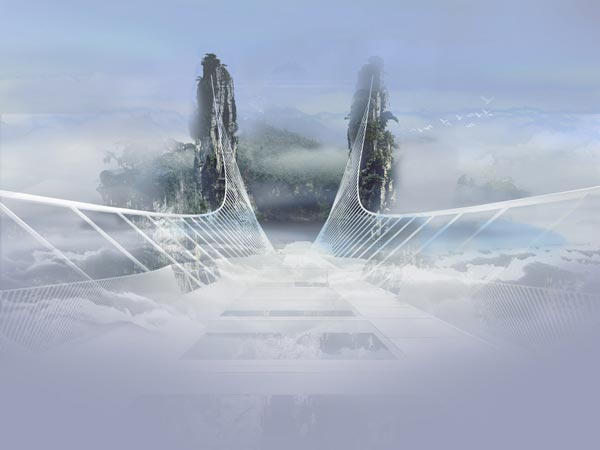 ಅಚ್ಚರಿ, ಅತ್ಯದ್ಭುತ; ಚೀನಾದಲ್ಲಿ ಗಗನ ಚುಂಬಿಸುವ ಗಾಜಿನ ಸೇತುವೆ 