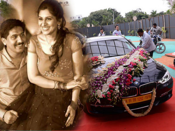 ನವದಂಪತಿಗೆ ಬಿಎಂಡಬ್ಲ್ಯು ಕಾರು ಉಡುಗೊರೆ ನೀಡಿದ ಶಿವಣ್ಣ 