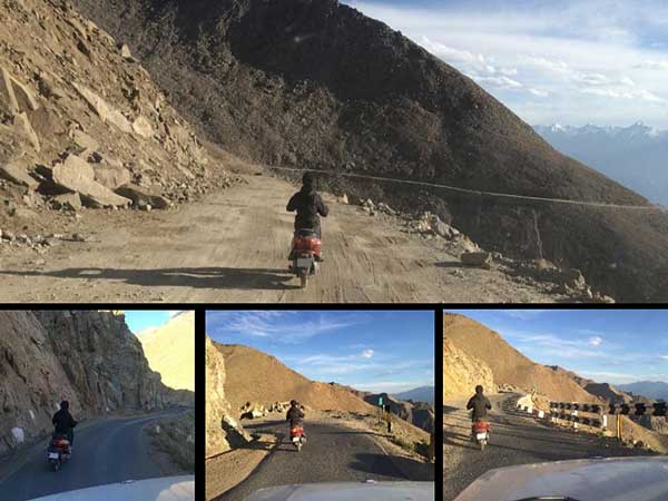 ವಿಶ್ವದ ಅತ್ಯುನ್ನತ್ತ 'ಖರ್ದುಂಗ್ ಲಾ' ಶಿಖರಕ್ಕೆ ಎಲೆಕ್ಟ್ರಿಕ್ ಸ್ಕೂಟರ್ ಸಂಚಾರ