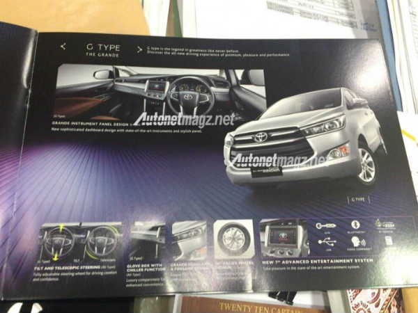 2016 ಟೊಯೊಟಾ ಇನ್ನೋವಾ ಆಕರ್ಷಕ ಒಳಮೈ ನೋಡಿದ್ರಾ ?