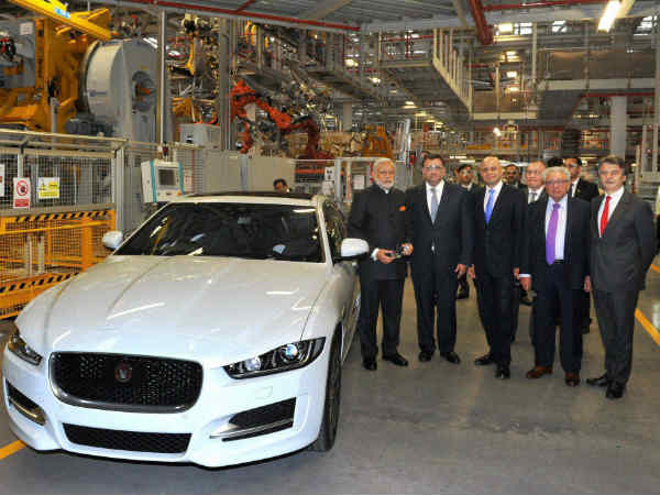 ಜಾಗ್ವಾರ್ ಲ್ಯಾಂಡರ್ ಬ್ರಿಟನ್‌ ಘಟಕಕ್ಕೆ ಭೇಟಿ ನೀಡಿದ ನರೇಂದ್ರ ಮೋದಿ 